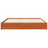  Konstrukcija postelje s predalom Voskast rjav 180 x 200 cm, (5000121382) | Shoptok.si