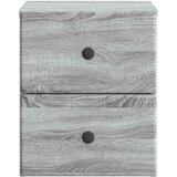  Stenski nočni omarici 2 pcs Siva Sonoma 34,5 x 33 x 40 cm, (5000233563) Slike