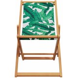  Sklopiva stolica za plažu uzorak lišća od eukaliptusa i tkanine | shoptok.hr