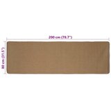  Tepih za područje Svijetlosmeđa 80 x 200 cm Juta - Svjetlosmeđa 80 x 200 cm | shoptok.hr