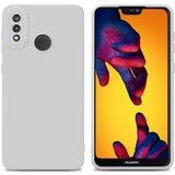  case, združljiv s huawei v tekoči beli barvi - zaščitni pokrov iz fleksibilnega silikona tpu, (20591335) | Shoptok.si