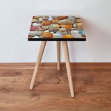 Hanah home Shp21 - orange orangewhitebeige side table Hanah home Shp21 - orange orangewhitebeige side table Slike