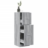 vidaXL Lekarniška omara siva sonoma 40x41x118 cm inženirski les Cene