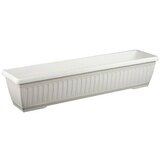 Plastična žardinjera Jadran (Vanjska dimenzija (D x Š x V): 80 x 17 x 14 cm, Bijele boje) | shoptok.hr