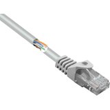 Renkforce RF-5043978 RJ45 omrežni kabel\, Patch kabel CAT 5e U/UTP 0.15 m siva z zaščitnim zapornim zatičem 1 kos, (20418985) | Shoptok.si
