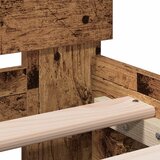  Okvir kreveta s uzglavljem Staro drvo 80 x 200 cm | shoptok.hr