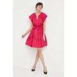 Polo Ralph Lauren Obleka roza barva | Shoptok.si
