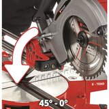 Einhell Expert akumulatorska potezna preklopna pila Power X-Change TE-SM 36/210 Li-Solo | shoptok.hr