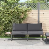 vidaXL Antracit Metal Sjedne mnogo Vanjski kauč Pravokutni Moderni | shoptok.hr
