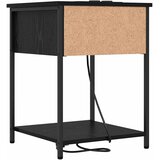  Noćni ormar 2 pcs Crni hrast 42 x 41 x 56 cm Konstruirano drvo | shoptok.hr