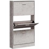 Ormarić za cipele boja betona 59x17x108 cm konstruirano drvo | shoptok.hr