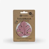 Petite&Mars Silikonska grickalica za zube 0 m+ Take&Match, Dusty Rose | Eponuda.ba
