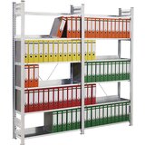 hofe Kombinacija sestavljivih regalov, pocinkanih, VxŠxG 2000 x 2070 x 335 mm, z 12 policami | Shoptok.si