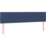  Krevet s oprugama i madracem plavi 180x200 cm od tkanine | shoptok.hr
