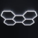  Hexagon LED tube 5 heads light 192W 6500K 2450*1660mm | Eponuda.com