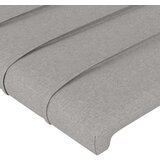  Uzglavlje s ušima svjetlosivo 147x23x118/128 cm od tkanine | shoptok.hr