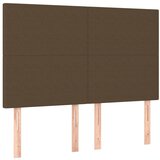 Maison Chic Posteljno vzglavje - Vzglavna omarica 4 kosa temno rjav 72x5x78/88 cm blago, (22078481) | Shoptok.si