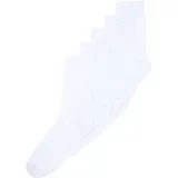 Trendyol White Men's 5 Pack Cotton Textured College-Tennis-Medium Size Socks