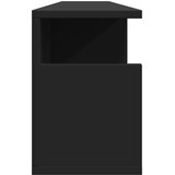  Zidni ormarić crni 100x20x30 cm od konstruiranog drva | shoptok.hr