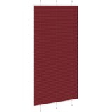  Plisirana zavjesa Bordo crvena 110x200 cm Širina tkanine 109,4 cm Poliester | shoptok.hr