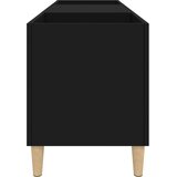 Ormarić za ploče crni 121 x 38 x 48 cm od konstruiranog drva | shoptok.hr
