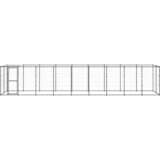 Vanjski kavez za pse s krovom čelični 21,78 m² | shoptok.hr