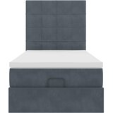  Okvir kreveta s madracima tamnosivi 90x190cm baršunasti | Eponuda.ba