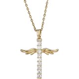 IZMAEL Ogrlica Cross Wings - Zlata | Shoptok.si