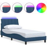  Okvir za krevet bez madraca plava 90x190cm od tkanine - Plava 90 x 190 cm | shoptok.hr