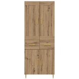  Highboard Umjetnički hrast 69,5 x 34 x 180 cm Konstruirano drvo | shoptok.hr