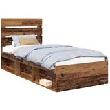  Okvir za krevet Staro drvo 75 x 190 cm Čvrsto borovo drvo | shoptok.hr