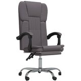 Uredski naslonjač od umjetne kože sivi | Eponuda.com