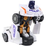  Auto robot za igru Police 2u1 - bijeli | shoptok.hr