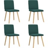 Furnova Jedilni stoli 4 kosi temno zelene tkanine, (21929528) | Shoptok.si