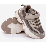 Boto Sneakers Sport Shoes For Kids With Velcro Khaki Ronivelle | shoptok.hr