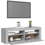 vidaXL TV omarica z LED lučkami betonsko siva 120x35x40 cm | Shoptok.si