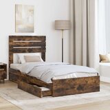  s od storage s ladicama Dimljeni hrast 90 x 200 cm | shoptok.hr
