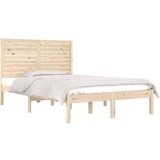  Okvir za krevet od masivnog drva 135 x 190 cm bračni | shoptok.hr