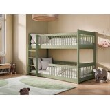 Molarem Home Drveni dječji krevet na kat Boston - olive - 200x90 - Bez madraca | shoptok.hr