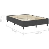 Box spring okvir za krevet od tkanine sivi 180 x 200 cm | shoptok.hr