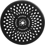  Vrtni stol crni 78 x 78 x 72 cm od lijevanog aluminija | shoptok.hr