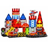Magnetic Construction Blocks Fire Station Fire Station 42 pcs. | shoptok.hr