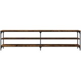TV ormarić boja dimljenog hrasta 200x30x50 cm konstruirano | shoptok.hr