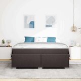  Konstrukcija postelje Temno rjava 180 x 200 cm blago, (5000126254) Slike