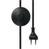Ellos Home Bela/črna tekstilna stoječa svetilka (višina 150 cm) Bell – | Shoptok.si