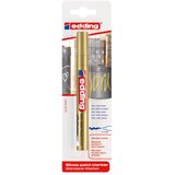 Marker PERMANENTNI SJAJNI LAKIRAJUĆI 2-4MM EDDING 750/1 ZLATNI BLISTER | shoptok.hr