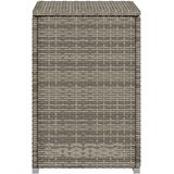 vidaXL Zaščita za plinsko jeklenko siva 40x40x60 cm poli ratan | Shoptok.si