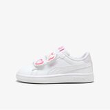 Puma patike za devojčice smash 3.0 badges v inf white-m 397287-07 | ePonuda.com
