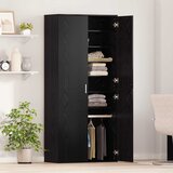  Highboard Crni hrast 80 x 39 x 178 cm Konstruirano drvo | shoptok.hr