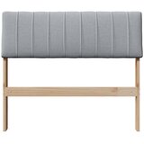  Tapecirani uzglavlje Svijetlo siva 90 cm Čvrsto borovo drvo | shoptok.hr